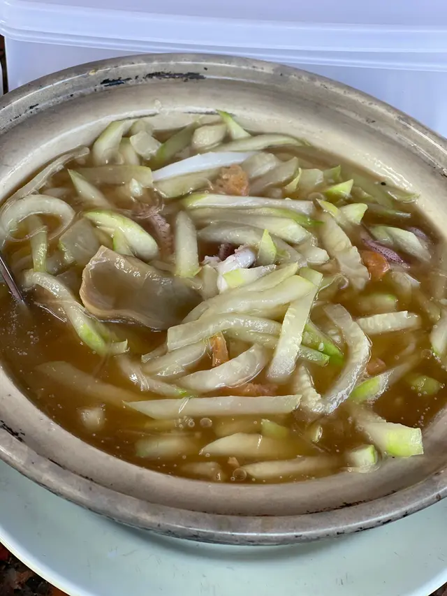 節瓜粉絲蝦米煲