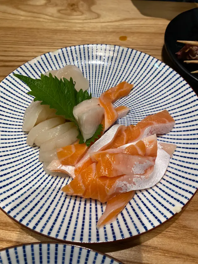 未見過切條的三文魚刺身👎🏻