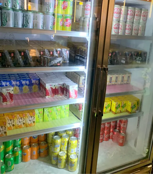 其中一個飲品區