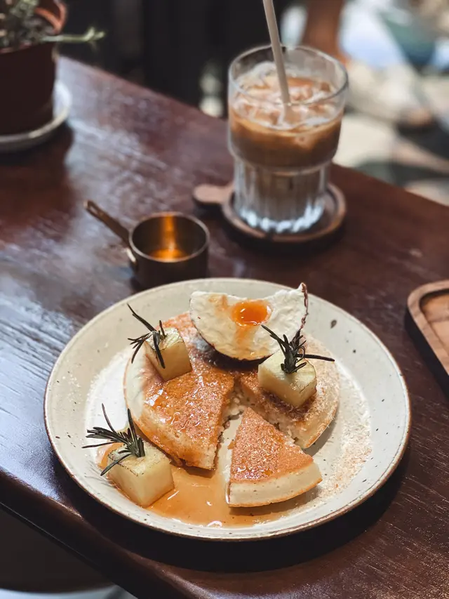 Pina  colada  pancake  
