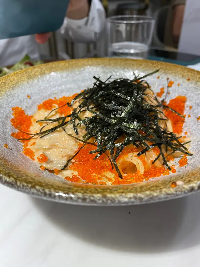 蟹肉蟹子明太子意粉