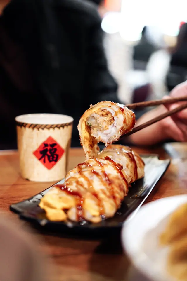 人氣爆漿蔥抓蛋餅 芋泥肉鬆