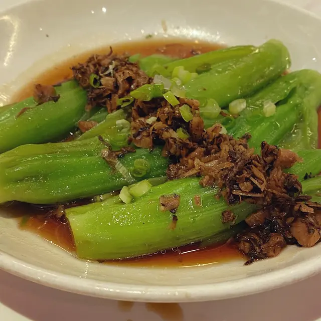 梅菜蒸芥膽
