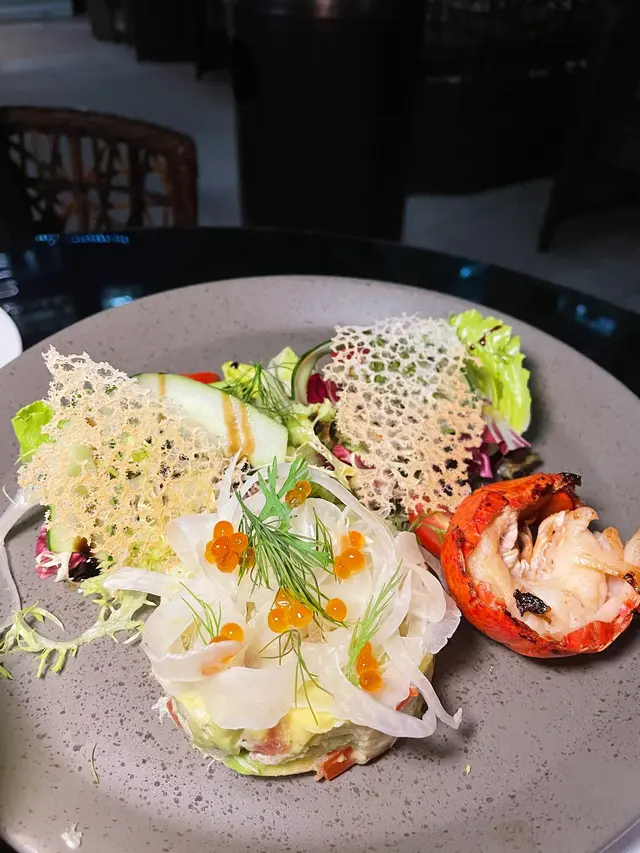 龍蝦蟹肉香草沙拉