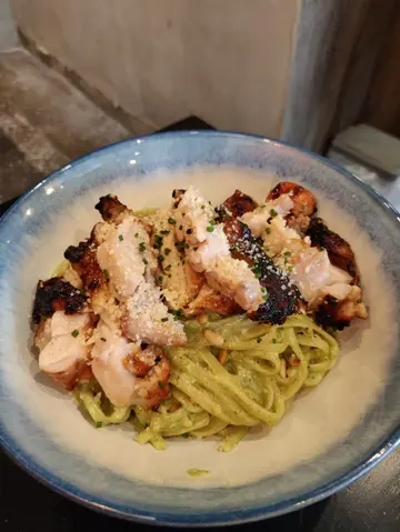 Creamy Pesto Grilled Chicken