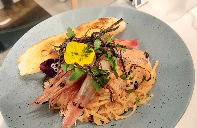 明太子甜蝦扁意粉