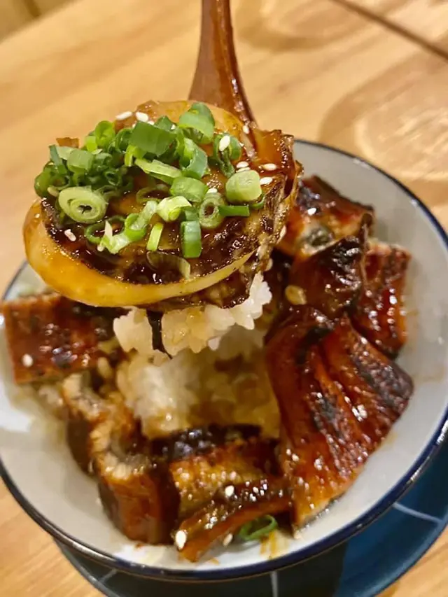 蒲燒鰻魚帆立貝盛