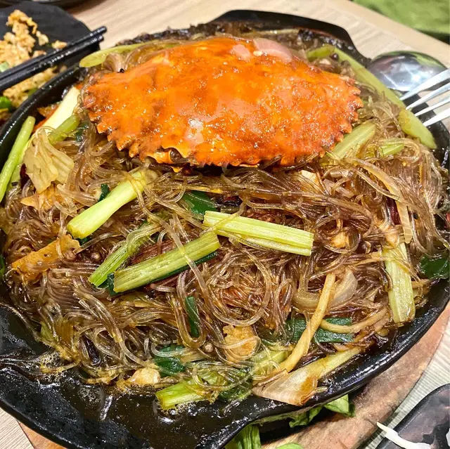 香草粉絲肉蟹煲