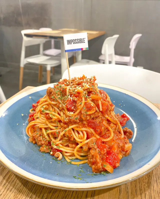 不可能肉醬意大利粉