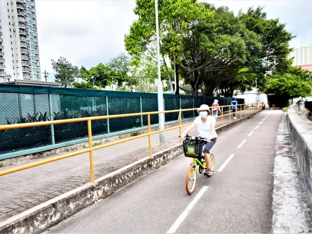 早餐後，借用酒店單車！