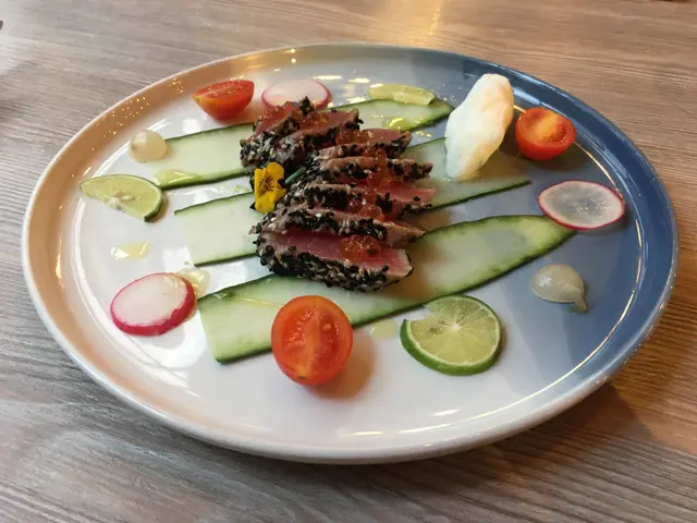 黑白芝麻吞拿魚伴青檸雪葩