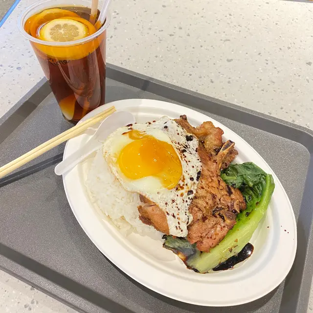 大勝豬扒煎蛋飯