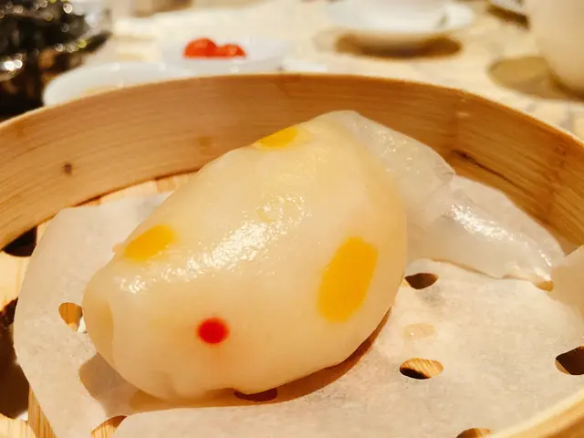 南瓜蟹肉金魚餃