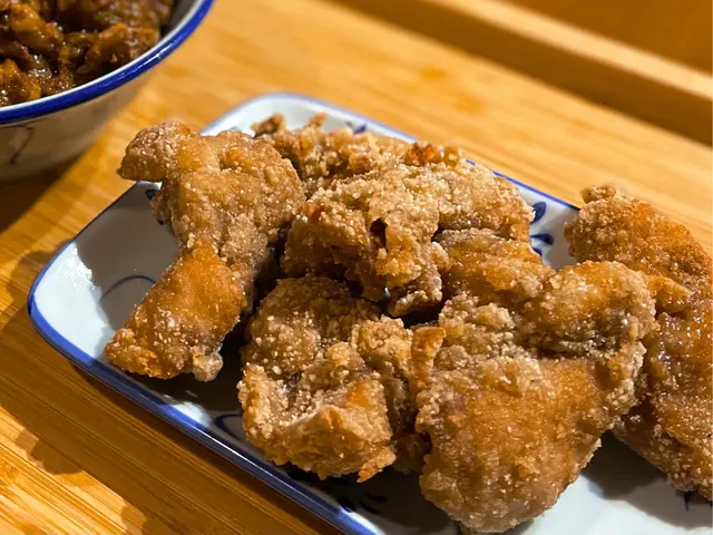 雞肉鮮嫩多汁，炸得好食