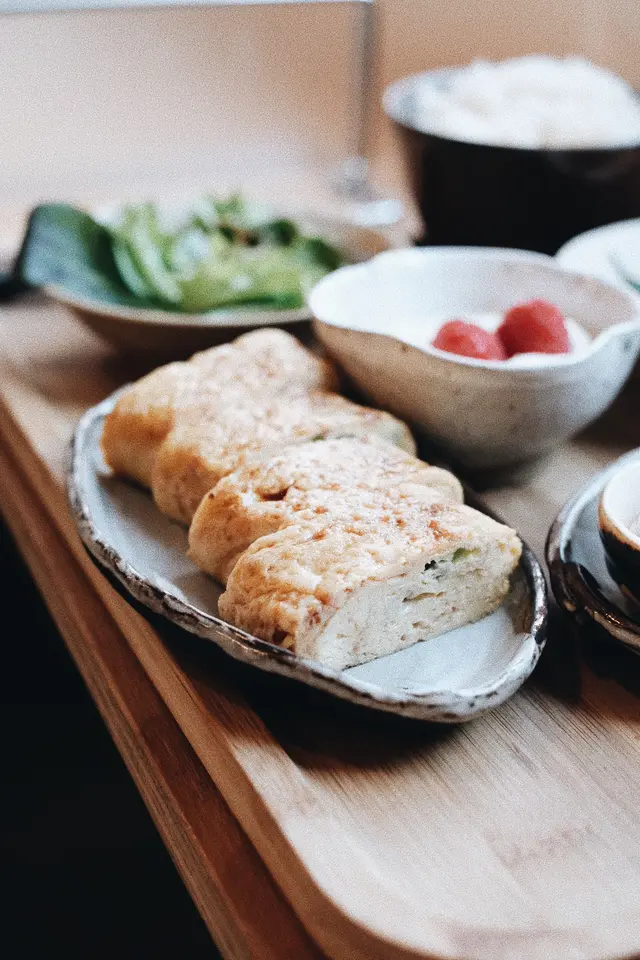 涼瓜秋葵玉子燒