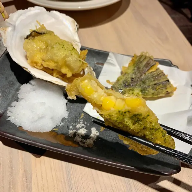 牡蠣野菜天婦羅