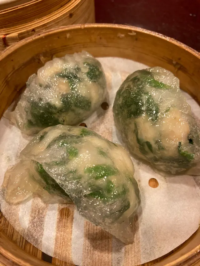 瑤柱鮮蝦菜苗餃