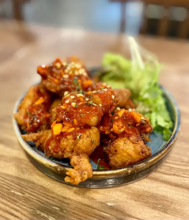 堂楊炸雞配韓式辣醬