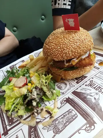 和风吉列猪扒汉堡