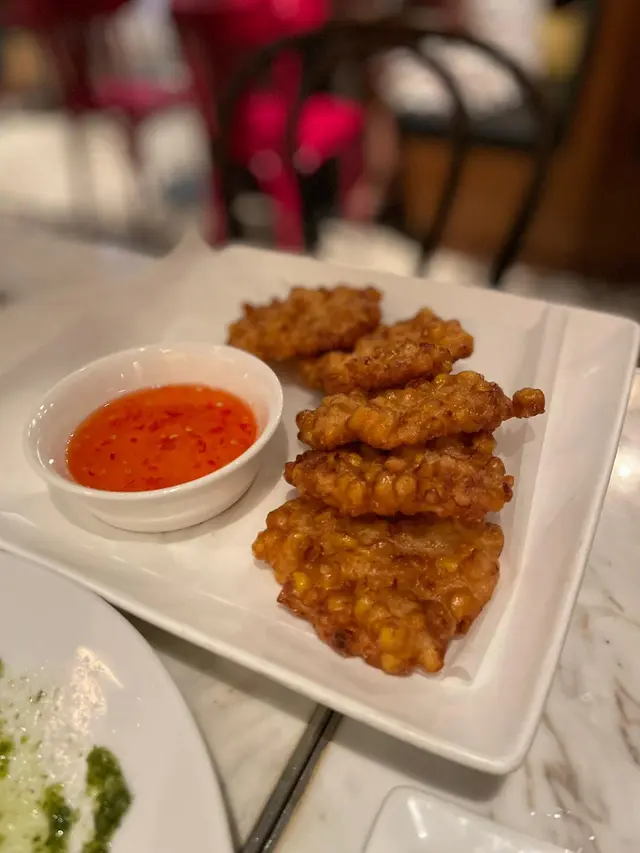 蟹肉粟米餅