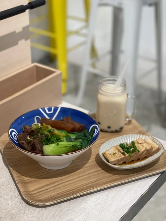 牛筋牛腩麵(陽春麵)套餐