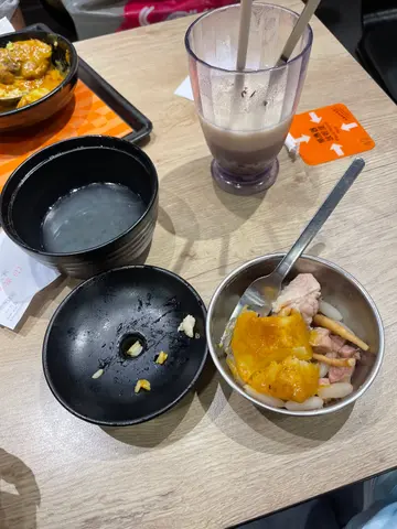 红豆冰，冻柠茶