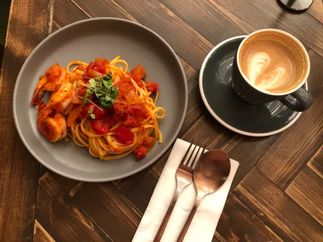 Basil and Prawn Linguine