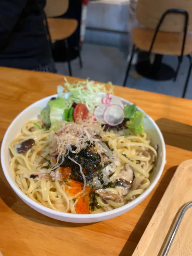 味增蟹醬蟹籽蟹肉扁意粉