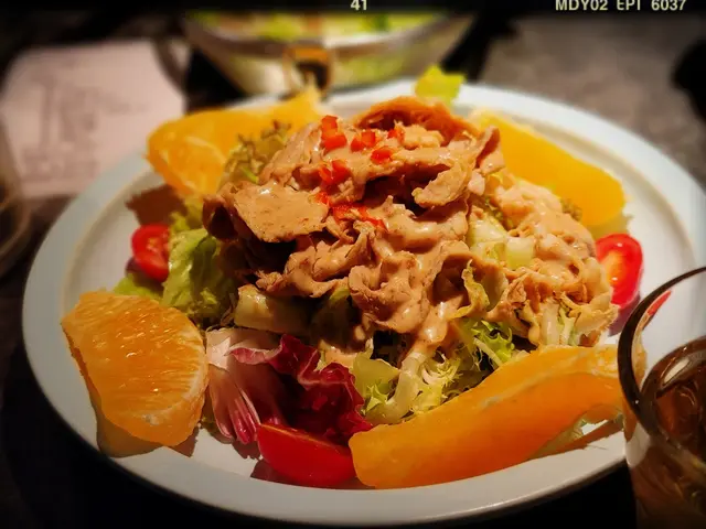 「御膳」（$1,588）之慶州五花肉夏胡麻沙律