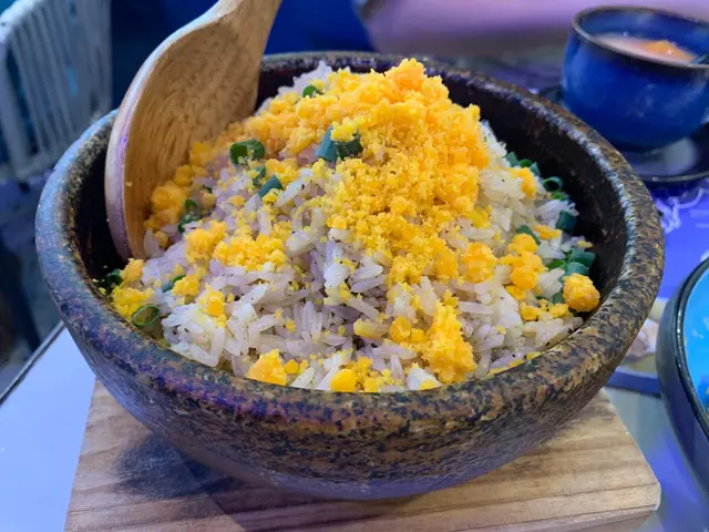 鹹蛋黃黑松露石頭飯