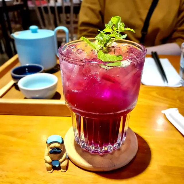 洛神花青檸紫梳打