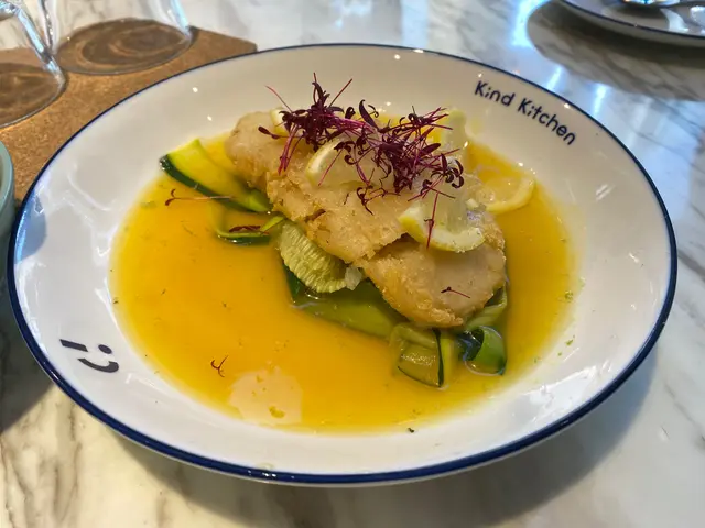 西檸植物魚塊配紫梅米飯