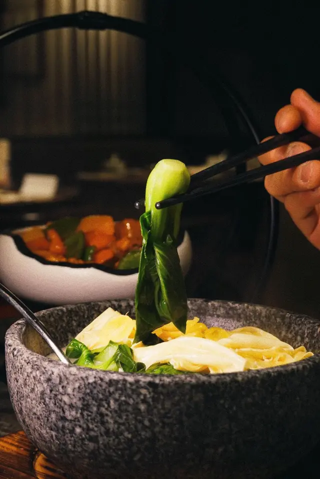 銀杏鮮腐竹扒時蔬