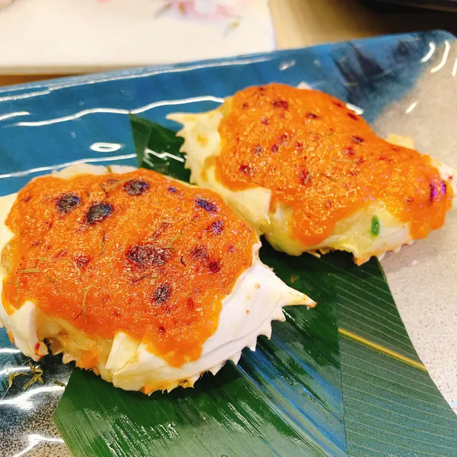 蟹蓋海膽醬黄金燒