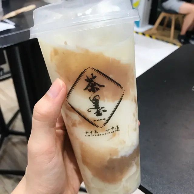 麻糬芋泥茉莉鮮奶綠