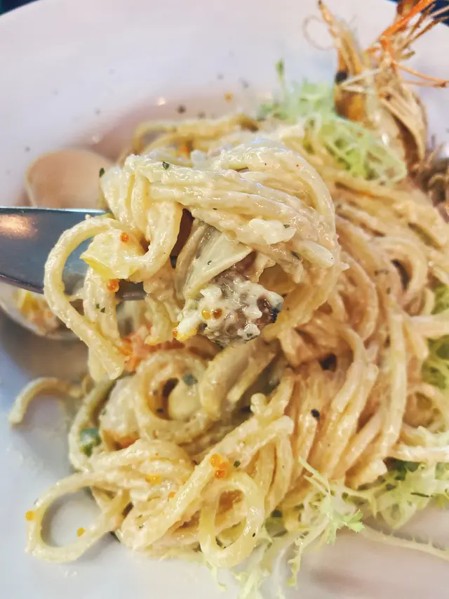 明太子海鮮燴意粉