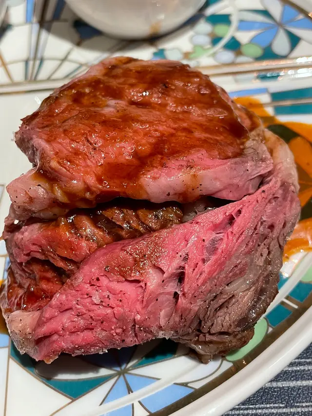 Signature English roast beef with horseradish gravy and Yorkshire pudding