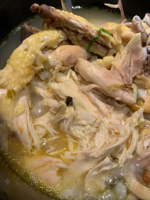 人蔘雞湯配白飯