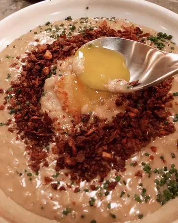 Burnt onion risotto