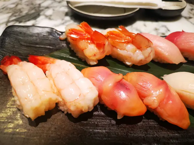 點了幾款壽司,食材非常新鮮