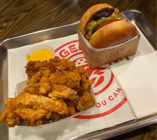 美式炸雞配芝士醬