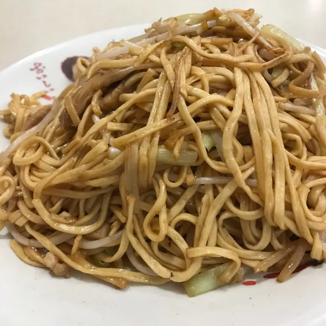 鮑汁金菇肉絲伊麵