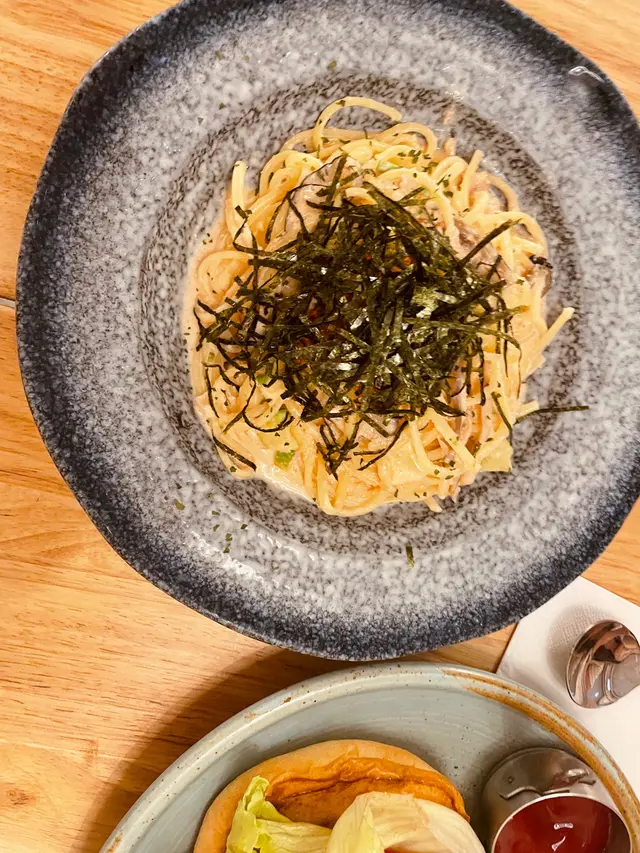 明太子蟹肉忌廉意粉（晚餐）