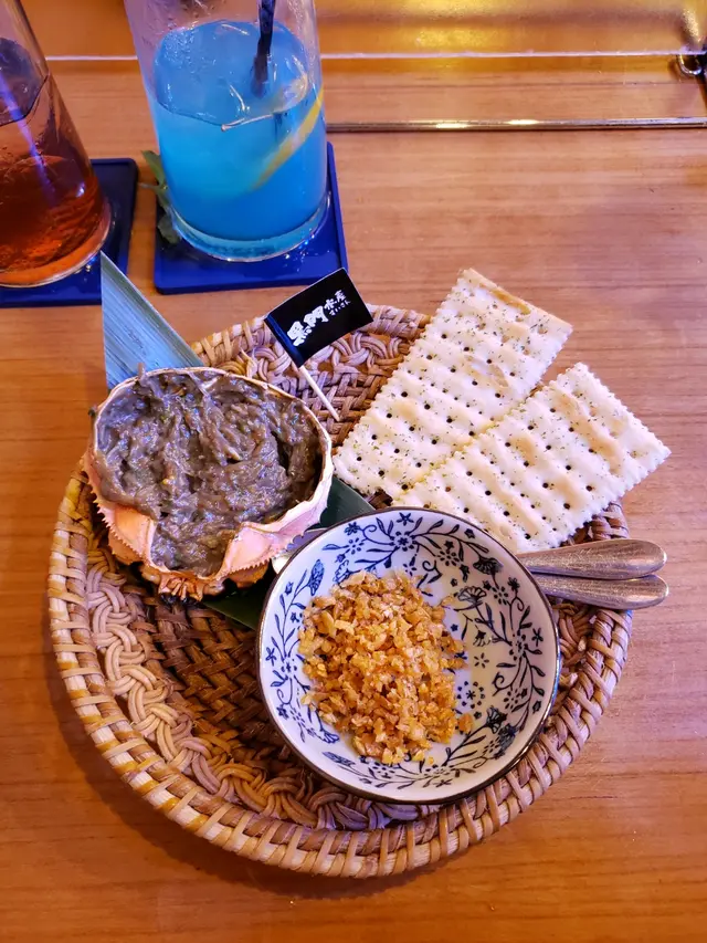 黑門令蟹味噌甲羅燒