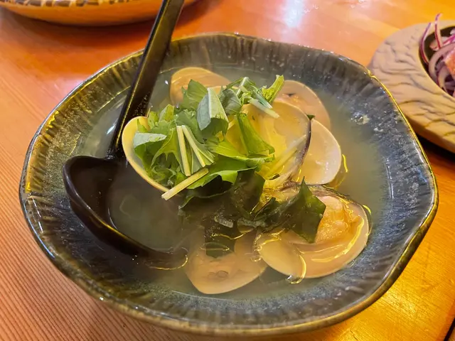 大蜆肉厚甜美,我自己非常喜愛