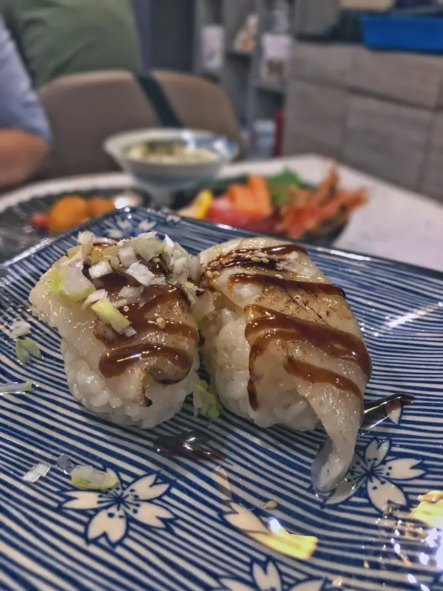 火炙左口魚邊壽司