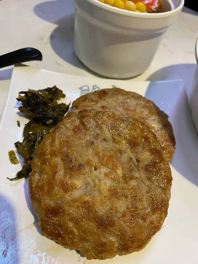 手剁香煎蓮藕餅