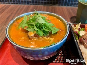 熱蕃茄牛烏冬 - 尖沙咀的稻庭養助