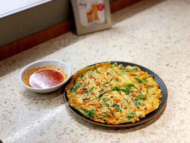 明太子海鮮煎餅