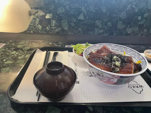 Lunch時間，所以叫咗個鰻魚便當，本身冇諗住有咩期望，點知佢真係有原條鰻魚